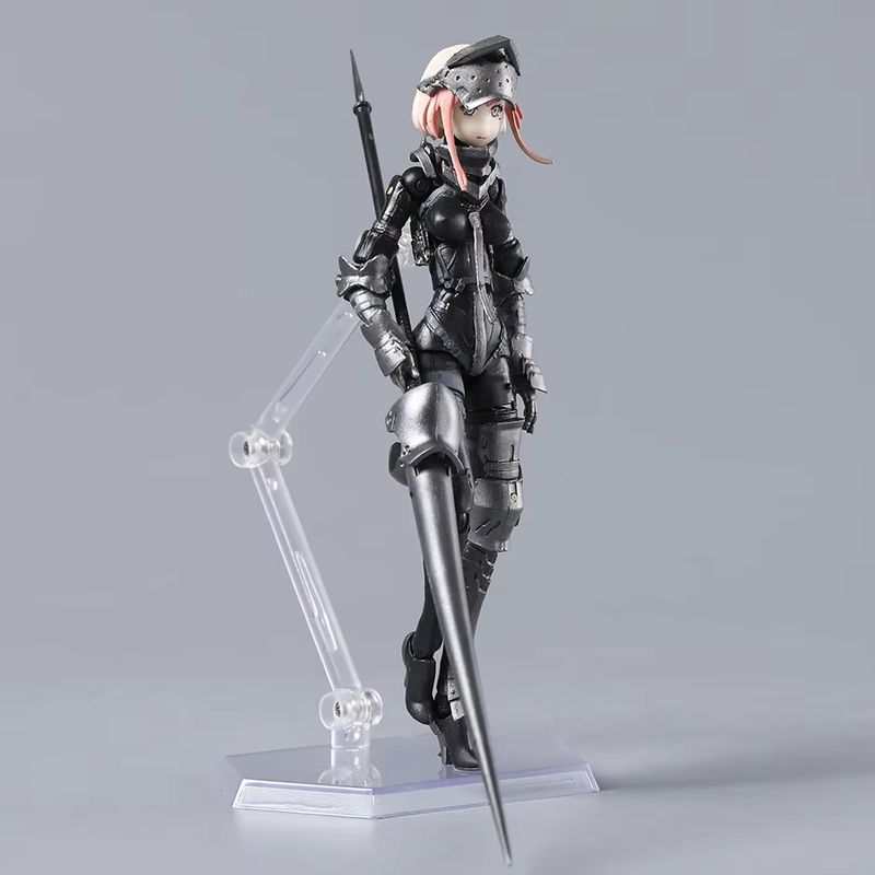 15cm Anime Max Factory Figma 491 Falslander LANZE REITER PVC KO Joint Movable Action Figures Collectible Model Toy Boys Gifts
