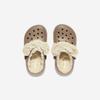Crocs Zueco Clásico Forrado de Lana para Niños Pequeños [CRS212857-MUSHROOM]