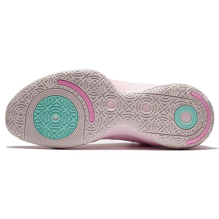 Li Ning SONIC 10 V1 Textile, Synthetic Leather, TPU Cushioning Slip Resistant Abrasion Resistant Coverage Support ABAS069-G