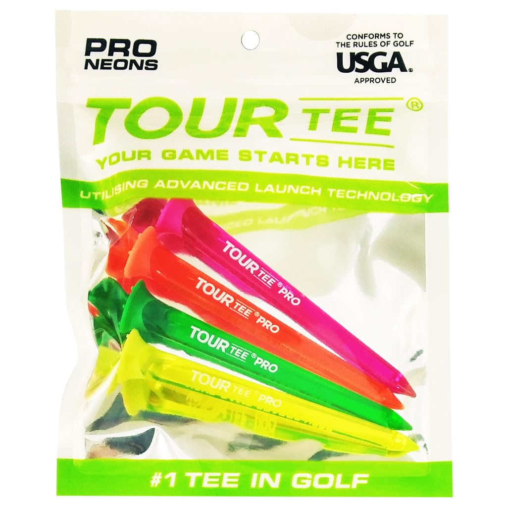 Tour Tee PRO NEONS Golf Tee (4 pieces) T-489(590)