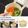 Kitchen Sink Strainer Hanging Basket - Multifunctional Food Waste Collector for with Fine Mesh Filter