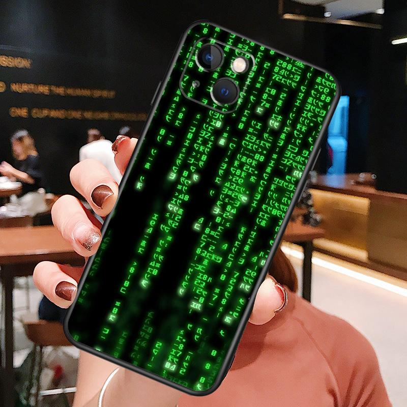 

The Matrix Movie Phone Case For iPhone 16 Pro Max 15 14 12 11 13 Pro Max Plus 12 13 Mini XR 16e Funda Silione Cover iPhone XR