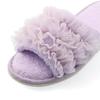 Francfranc Moist Knit Frill Room Purple Shoes,