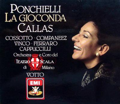 CD PONCHIELLI, CALLAS, COSSOTTO, VOTTO - La Gioconda CDS7495182 EMI 1987 UK Classical Used