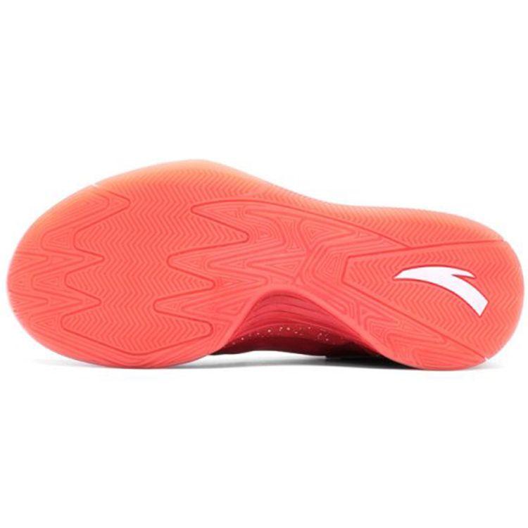 Anta KT2 Thompson 2 Basketball Series Shock Absorption Non-Slip Wear-Resistant High-Top Basketball Shoes Men Sneaker Red Pink 11641101-4