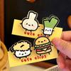 1Pair Cute Ins Animated Fruit Cartoon Decoration Gift Sealing Clip Note Clip Pp Clip For Students Office Accessories