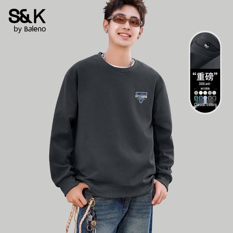Baleno S&K Series Couple's Relaxed Fit Sweatshirt with Geometric Print