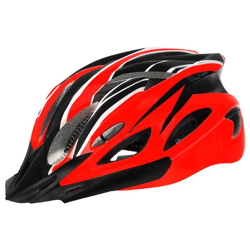 Bicycle Helmet One-piece Cycling Helmet Mountain Bike Road Bike Gear for Men and Women Hard Hat Accessories