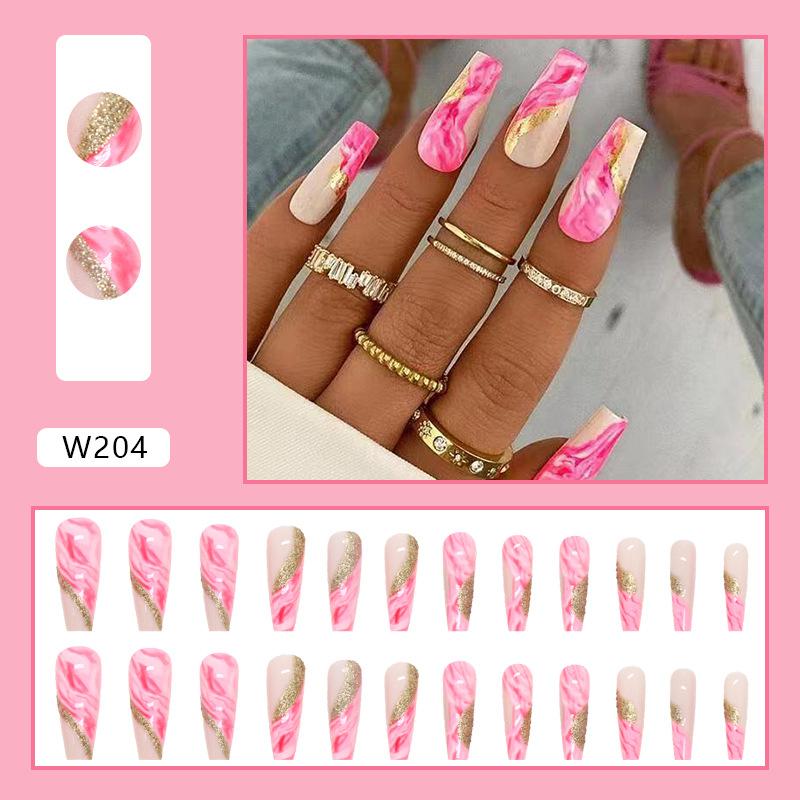 Wear Armor 24 Pieces Combination 00 Nail Art Pieces European and American Style Press On Nails