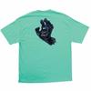 T-shirt Skateboard Santa Cruz SCREAMING HAND SPLATTER CELADON