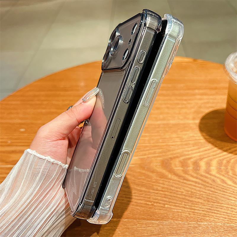 Airplane Snow Mountain Landscape Pattern Case For iPhone 17 Pro Max Coque iPhone 16 15 14 13 Pro Max 11 Shockproof Clear Soft Silicone Cover