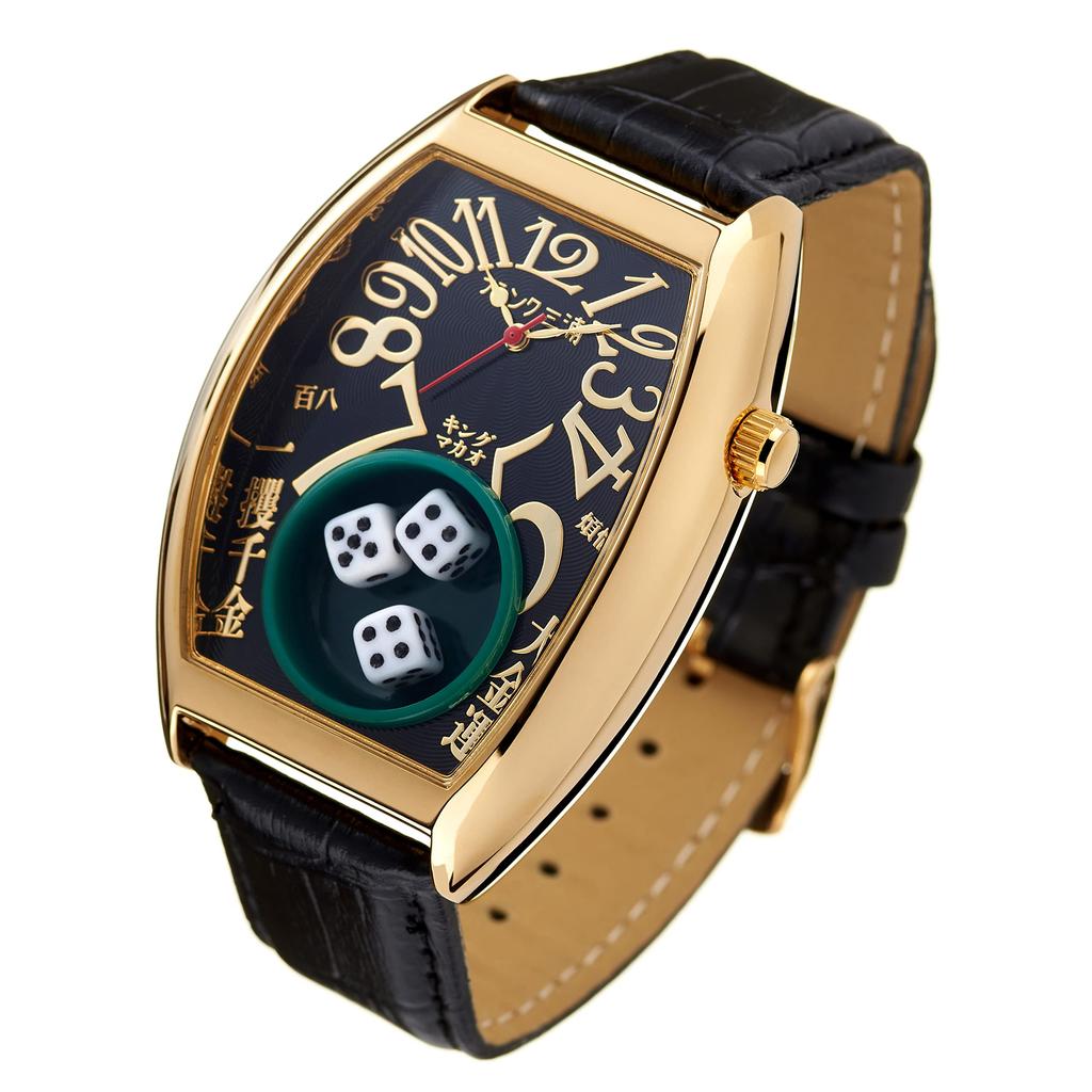 Frank Miura Macau Gambling Limited Edition Dice Watch, Design, Black, Men's