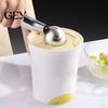 Scoop Tool Ice Cream Fruit Scoop, Stainless Steel Scooper with Trigger Non-Slip Handle, Heavy Duty Metal for Balls Rebound