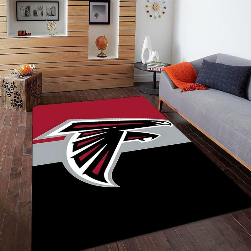 Falcons Logo Carpet, Kitchen Rugs, Yoga Mat, Non-Slip Mats, Rug for Bathroom, Living Room Bedroom, Camping Rugs Christmas Gift