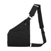 Right Shoulder Gun Bag, Nylon Breast Bag, Men'S Lightweight, Simple And Large-Capacity Messenger Bag, Casual Close-Fitting Shoulder Bag.