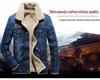 Men's Winter Velvet-Lined Thick Denim Jacket - Plus Size European & American Warm Cotton Coat, New Fashion.
