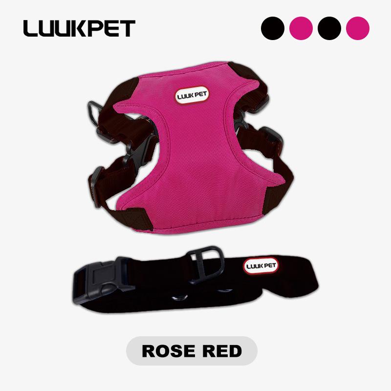 Dog Leash Small Dog Adjustable Vest Type Dog Leash Dog Strap Going Out Walking Dog Leash Chest Strap Set