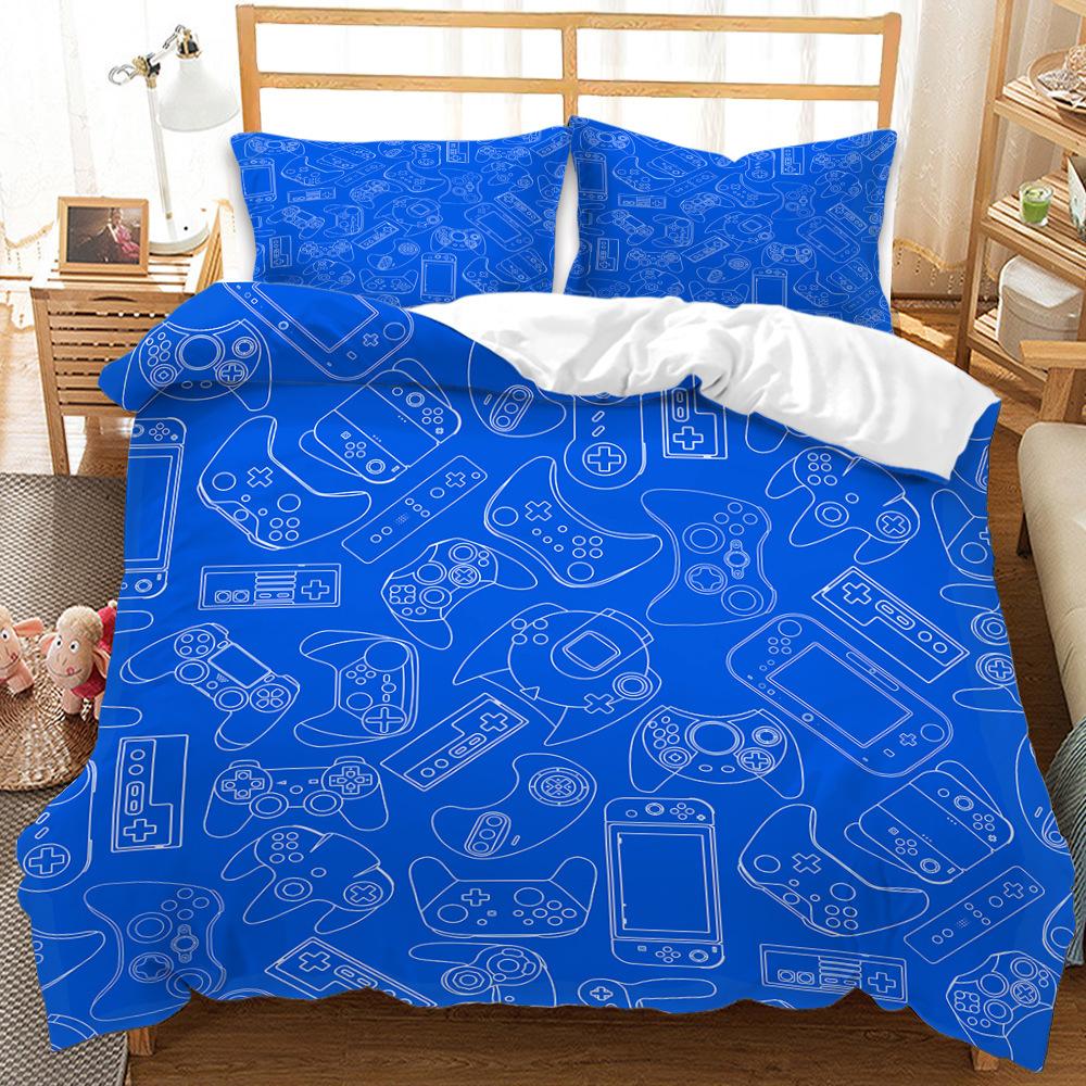 Direct Sales 3D Digital Printing Kit Gamepad Three-Piece Quilt Cover