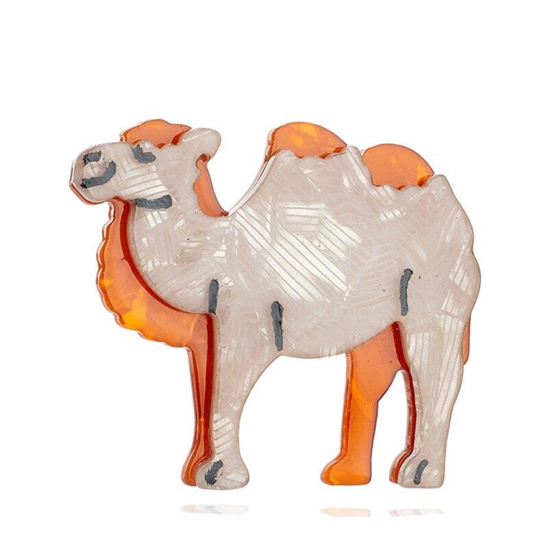 

Blucome акриловые верблюжьи броши для женщин, значок, брошь из смолы, воротник, булавки для хиджаба, шарф, шляпа, одежда, корсаж, аксессуары, ювелирные изделия оранжевый