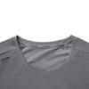 Li-Ning Training Series Solid Color Round Neck Comfortable Breathable Versatile Short Sleeve T-Shirt Men Tops Sober-Gray ATSV383-8