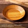 Song Style Bamboo Woven Small Snack Tray: Chinese Tea, Fruit Plate, Wedding Ornament