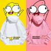 New SpongeBob SquarePants Big Star Anime Hoodies Men's and Women's Four Seasons Cotton Loose and Versatile Casual Trendy Ins