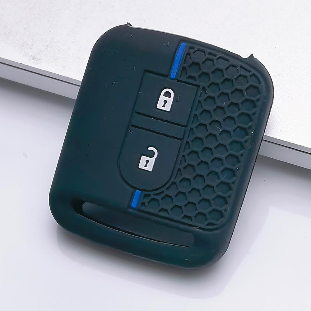 Key Fob Cover for Nissan Qashqai Micra Tiida Sunny Livina Sylphy Anti-Scratch Surface Shockproof Structure Soft Grip Texture Easy Install Design