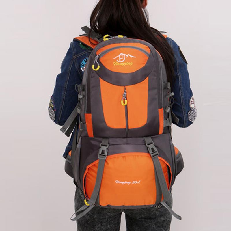 50L 60L Reiserucksack Wasserdichtes Nylon Herren Damen Wanderrucksack Rucksäcke Reise Rucksack Camping Rucksack CLE
