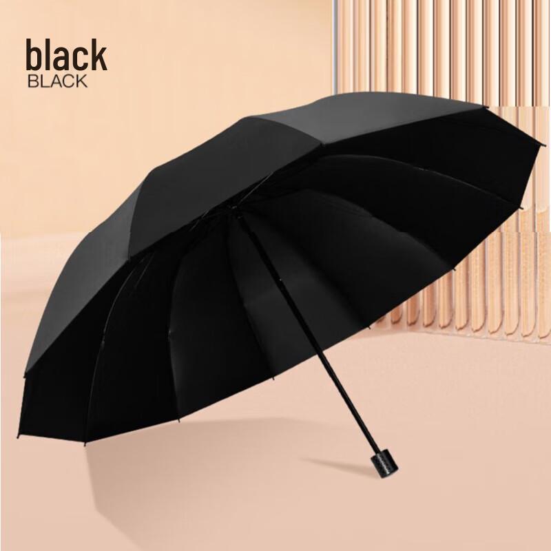 Hongye Large 12-Rib Double-Layer UV Folding Umbrella