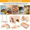 1pc Hamster Toys, Hiding House Swing Seesaw Training Toys, Suitable For Gerbils, Mice, Dwarf Hamsters