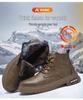Men's Plus Size Martin High-Top Lace-Up Cowhide Winter Leather Work Boots
