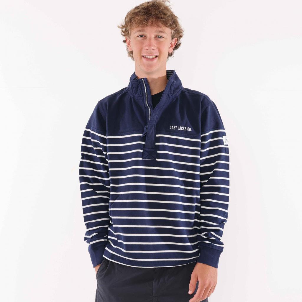 Lazy Jacks Mens Quarter Zip Sweatshirt