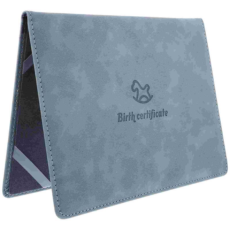 

Папки для свидетельств о рождении Протекторы Рукав Универсальный держатель для кожи Органайзер для документов Детский Для папки Защитник свидетельства о рождении