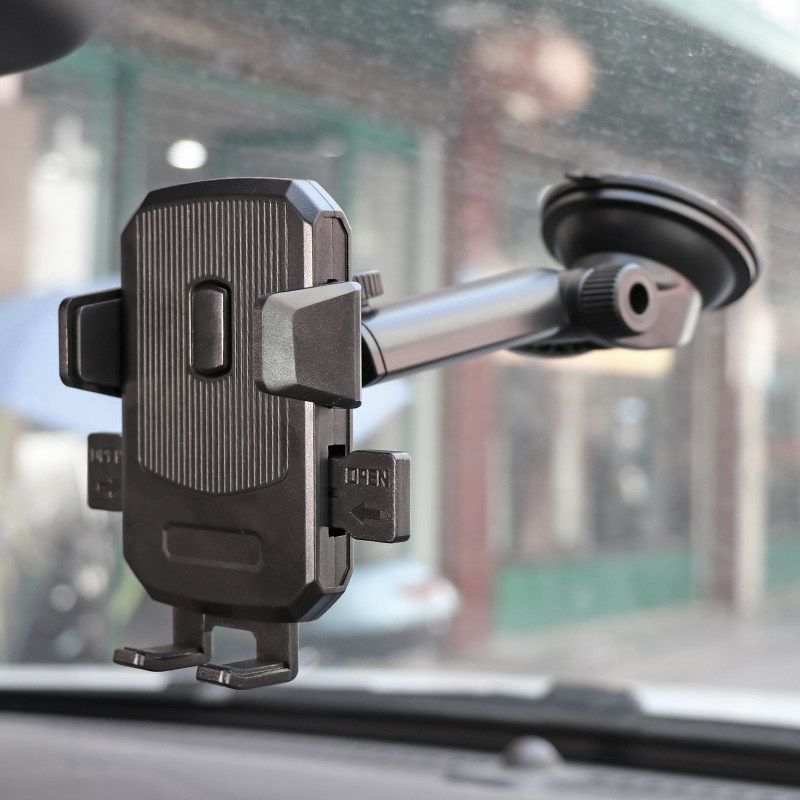 Dual-Purpose Car Mount for Front Windshield and Dashboard, Suction Cup Type Car Navigation Support, Shockproof Phone Holder
