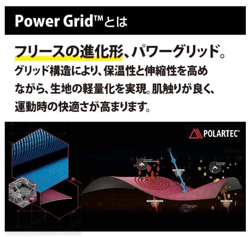 Polartec Light Thermo Gloves EVO2 Power Grid Combi Navy