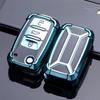 Volkswagen Key Fob Cover: Fits Lavida, Bora, POLO, Jetta, Santana, Sagitar, Tiguan - Mecha Style Key Shell with Buckle.
