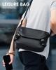 Marco Leiden Umhängetasche: Herren Trendy Wasserabweisende Umhängetasche, Modische Lässige Messenger Tasche für Studenten.