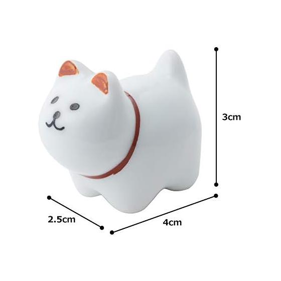 Hasami Ware Chopstick Rest Dog Red 04749