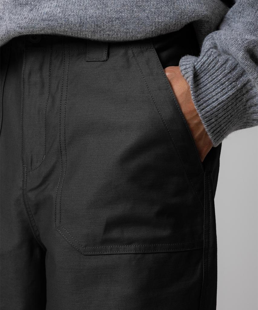 DICKIES White Satin Fatigue Pants Black