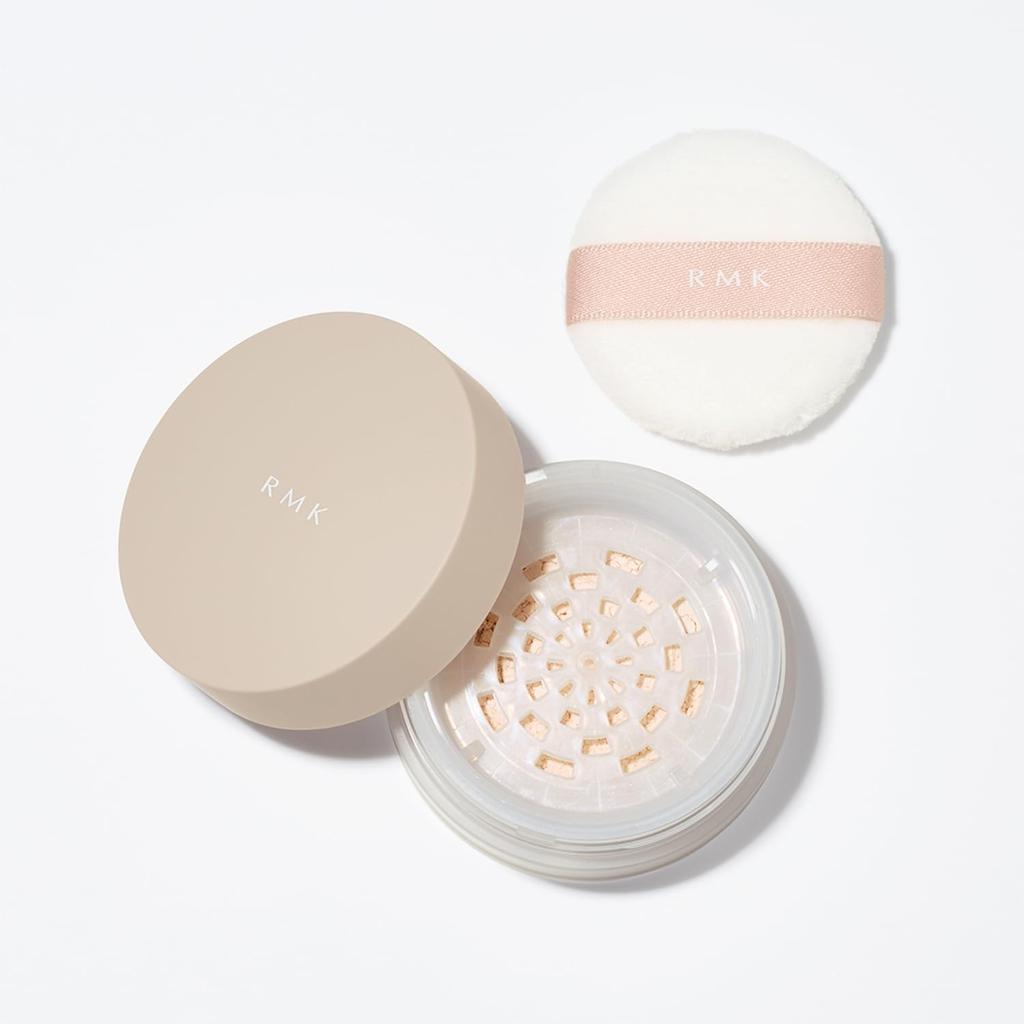 [RMK Official] RMK Airy Touch Finishing Powder P01, Pearl Type/Puff Included (Glamorous Finishing Powder, Loose Powder, Face Powder)