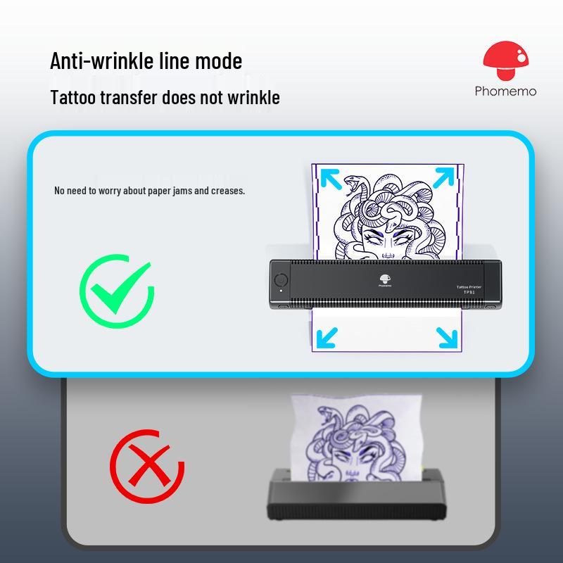 Phomemo TP81 Inkless Tattoo Printer & Line Art Transfer Machine