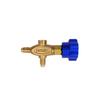Refrigerant three-way valve, testing valve HS-466N Inch Air Conditioning Refrigerant Pressure Gauge Tool Valve