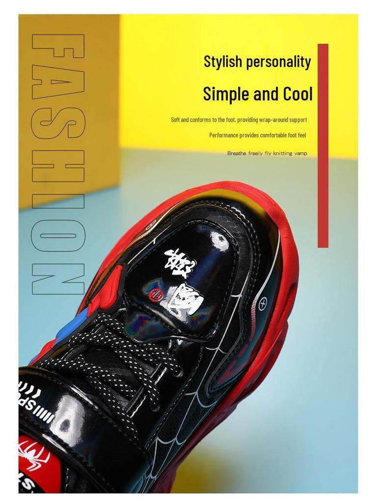 Kids' Light-Up Cartoon Mesh Running Shoes - Autumn 2025 Breathable Style