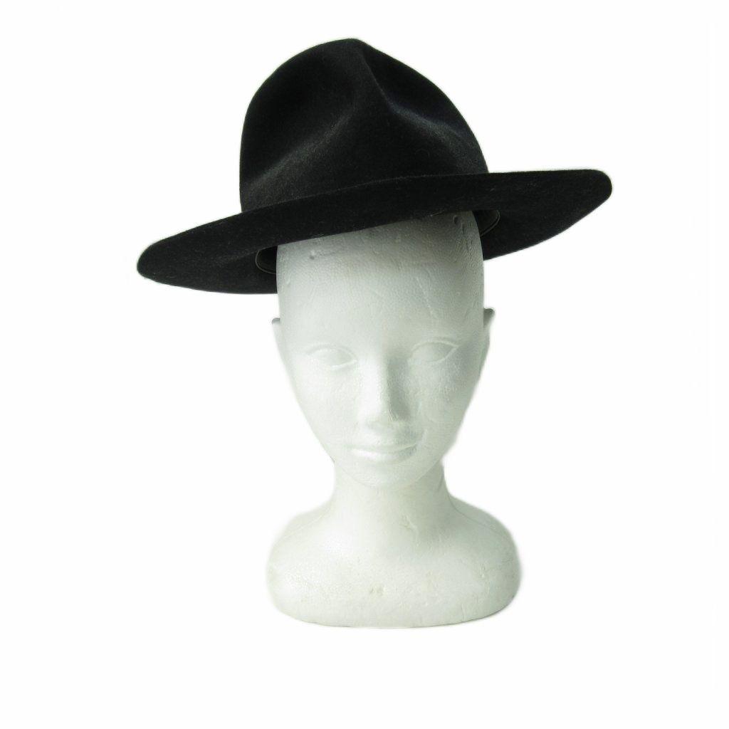 Used NEIGHBORHOOD x Stetson STETSON Collaboration Hat Wool Ribbon S Black 162CHSSN-HT01 1203