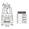 Magnum Cylinder Padlock [Professional Grade] (M5JADLF)