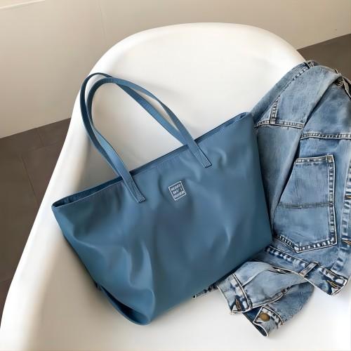 New Women'S Tote Bag | Large Capacity | Casual Canvas & Waterproof Nylon | Versatile Shoulder Bag For Class And Gym Commuter Bag