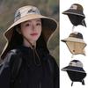 Quick-Drying Fishing Hat Wide Brim Panama Hat Casual Hiking Hat  Summer