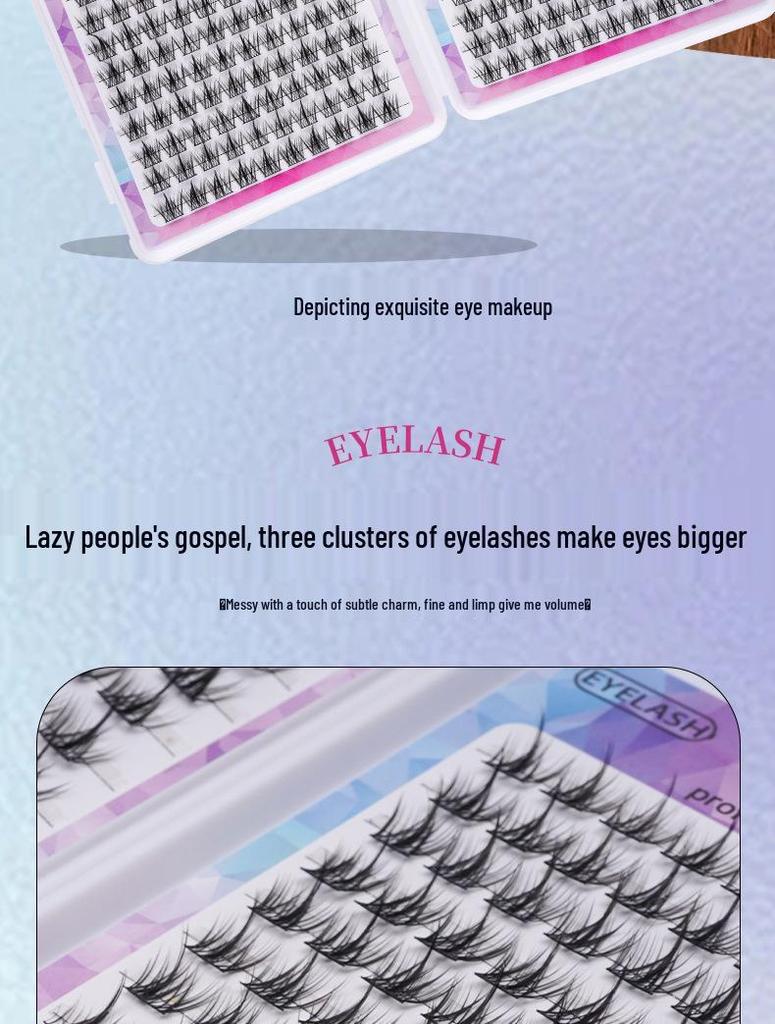 Eyelash Book: 640 Clusters with 30P40P Mix, Large Capacity & Multiple Styles - Super Soft & Dense Lashes for Europe and America