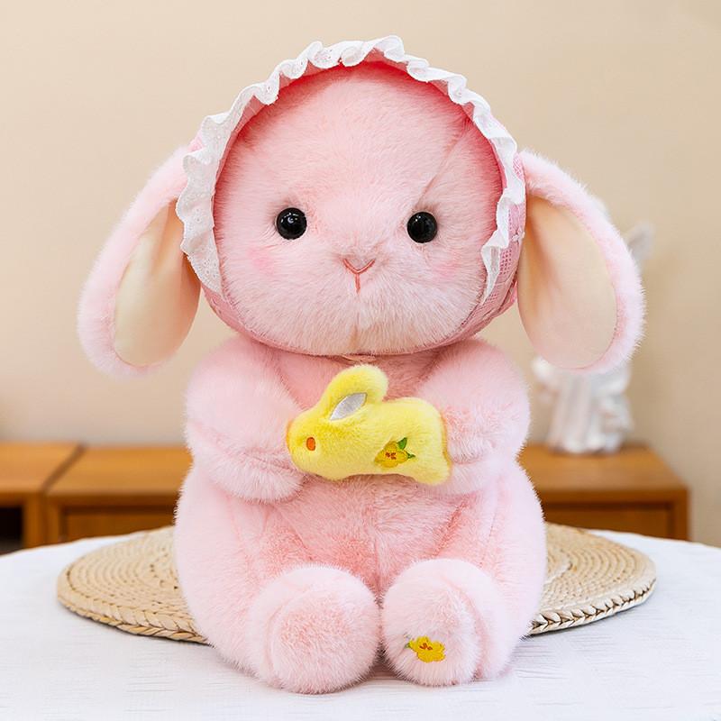 Baby Bunny Plush Toy With Pp Cotton Filling For Infant Sleep And Comfort
