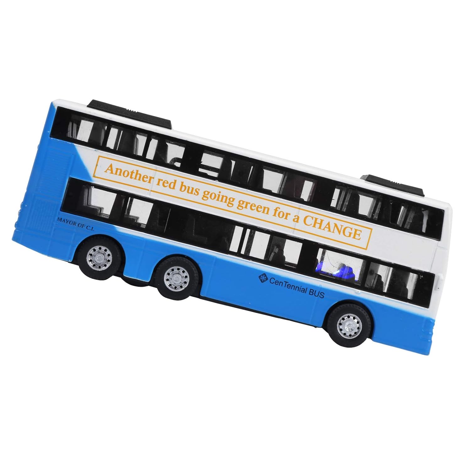 Модель двухэтажного автобуса в масштабе 1:90 — фото 9